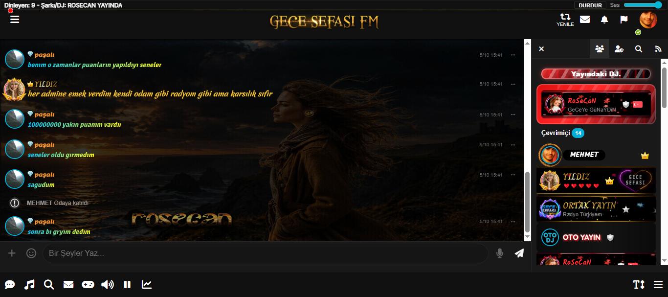 Gece Sefası web sitesi ekran görüntüsü